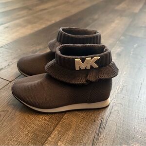 Michael Kors Girls Alexia Lisbeth-T Charcoal Gray Girls Size 7 Shoe/boot